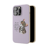 Flounder Cat - My Cat Loves Me Biodegradable Phone Case – Eco-Friendly Protection