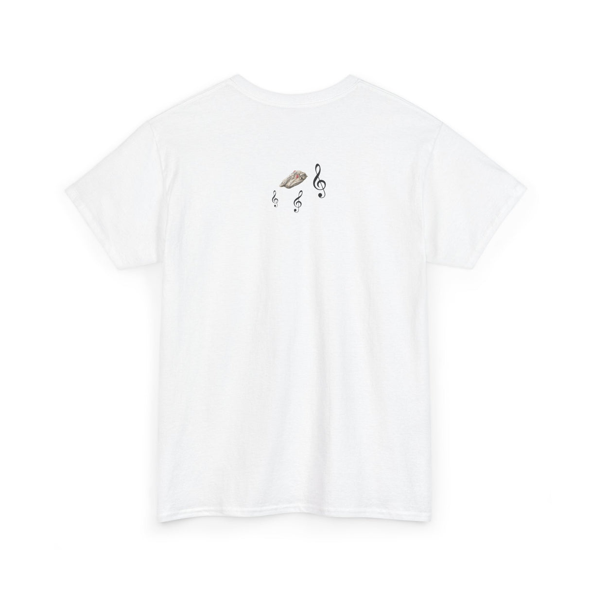 T-Shirt Treble Maker featuring Flounder the Purrmaid Playing Piano Design