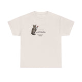 Funny Flounder Cat Wine Unisex Tee