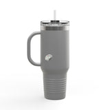 Insulated Travel Mug — "Competitive Rester" Flounder Design (40oz)