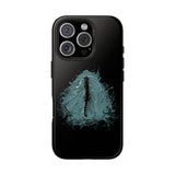 Fish at Heart Flounder Purrmaid Phone Case — Hand-Drawn Nautical Cat Design