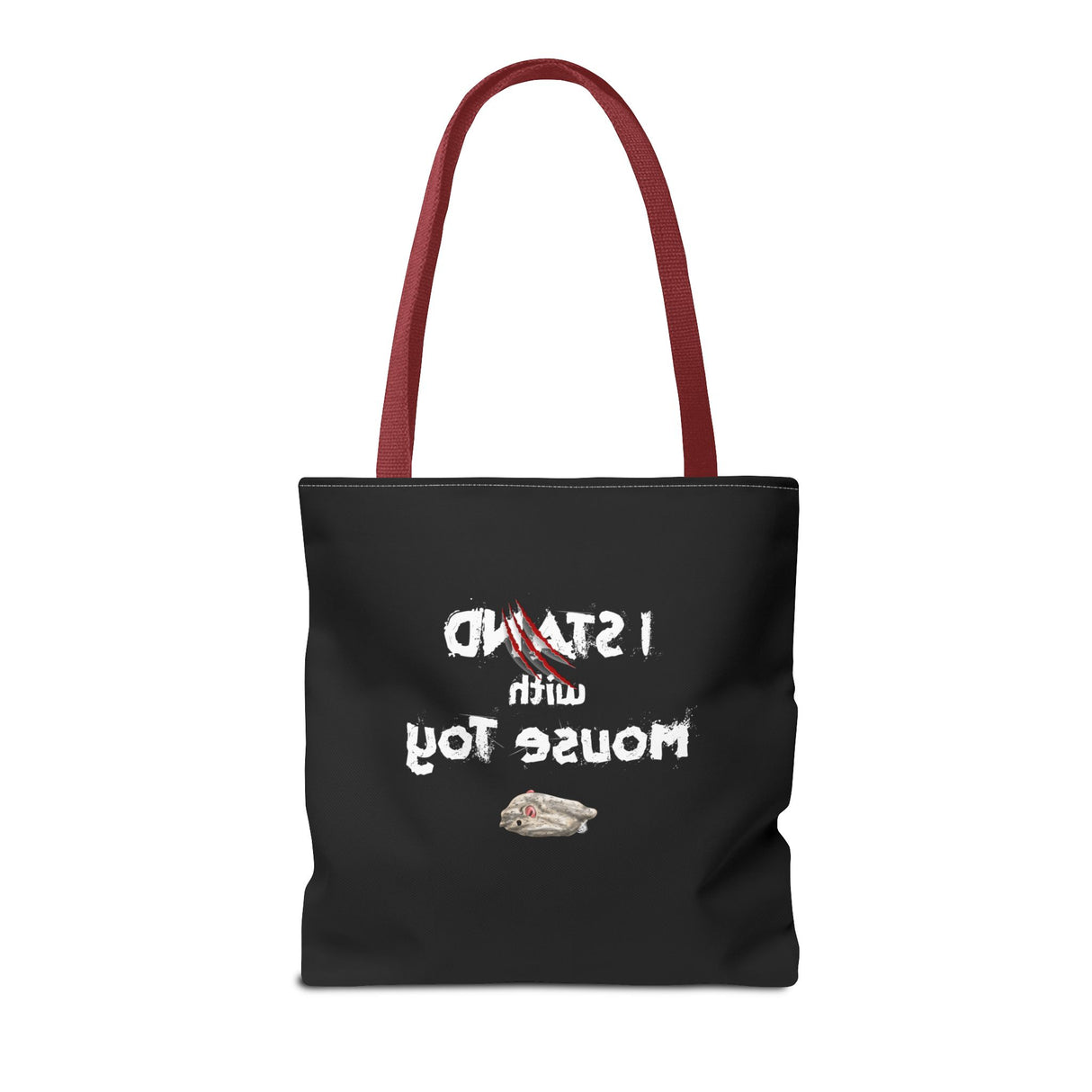 Mouse Toy Tote Bag - Hand Drawn Design by Nina