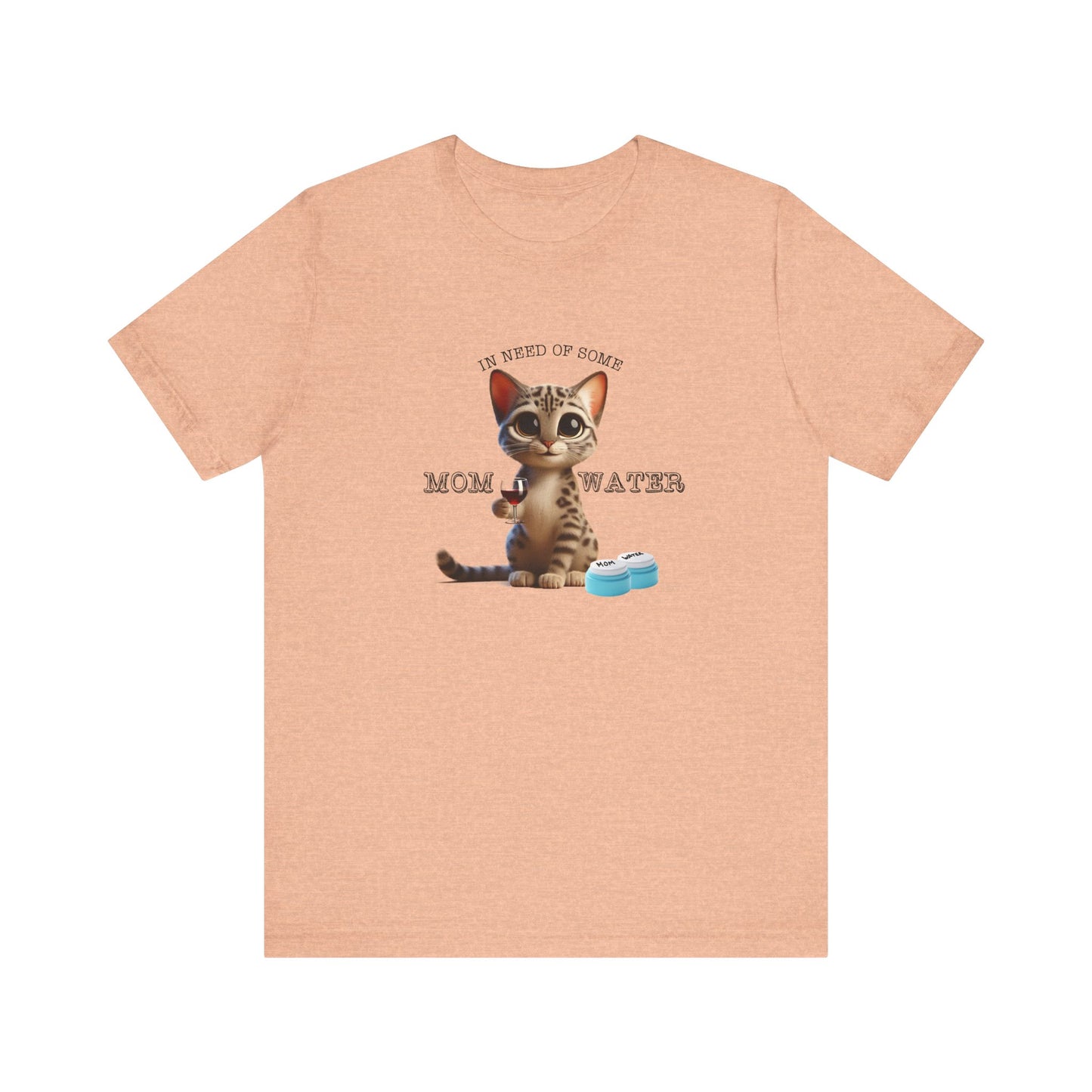 Adult Funny Cat Wine Tee