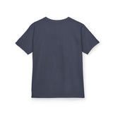 Kids Tee — “Paint With All The Colors Of The Wind” Flounder the Purrcasso Kids T-Shirt