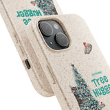 Phone Case with Christmas Tree Hugger Design