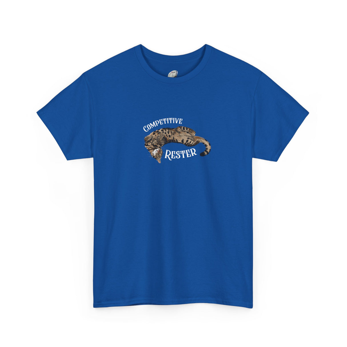 Flounder 'Competitive Rester' T-Shirt — Funny Resting Pose Tee