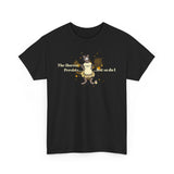 Unisex Heavy Cotton Tee - Bravery Tutu design featuring Flounder with Mouse Toy by her side