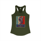 Vote Fish 2028 Racerback Tank — "Equal Rights for Mouse Toys" Purrmaid Funny Campaign