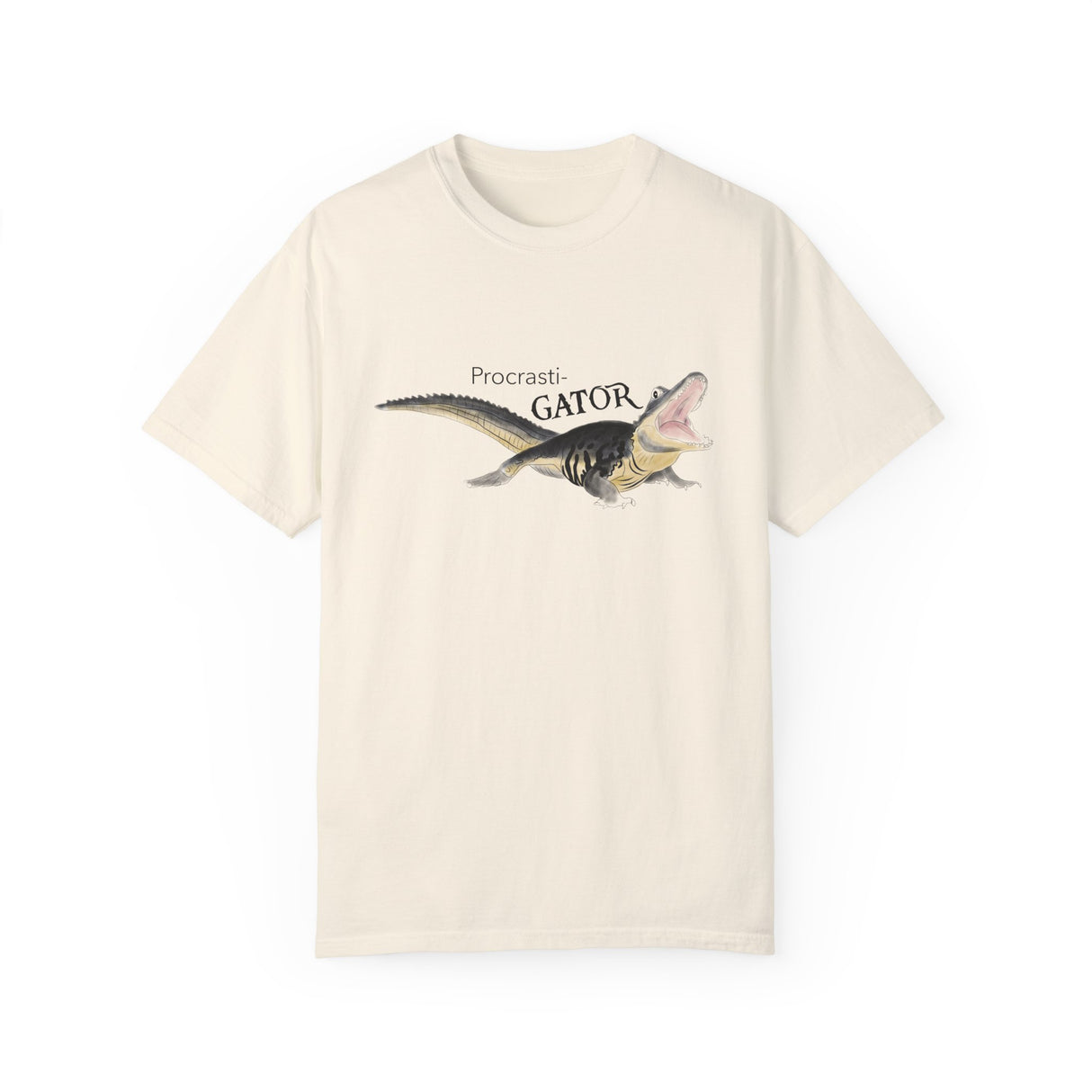 Comfort Colors Garment-Dyed T-shirt with Alligator Design Procasti-Gator
