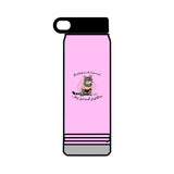 Water Bottle, Ballerina Design featuring Flounder and Mouse Toy - 32oz