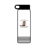 Water Bottle, Ballerina Design featuring Flounder and Mouse Toy - 32oz