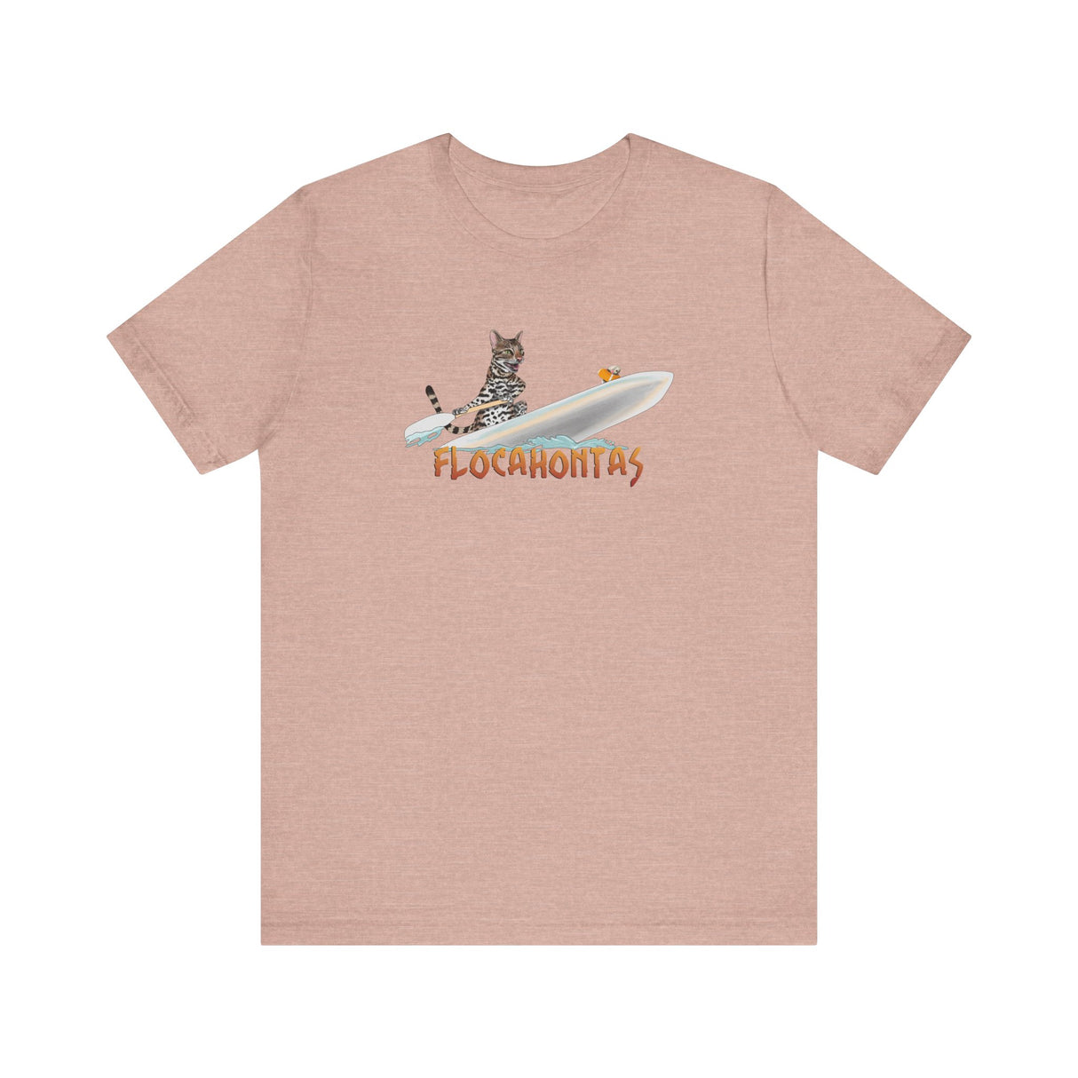 Flocahontas Unisex Tee - Flounder the Purrmaid  with Mouse Toy Design