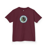 Kids Tee — "Salty Paws Club" Purrmaid Flounder & Life‑Vest Mouse Toy