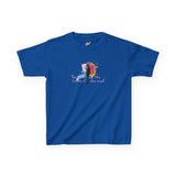 Kids Tee — “Paint With All The Colors Of The Wind” Flounder the Purrcasso Kids T-Shirt