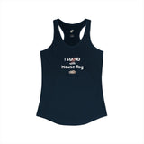 "I Stand with Mouse Toy" Women's Racerback Tank