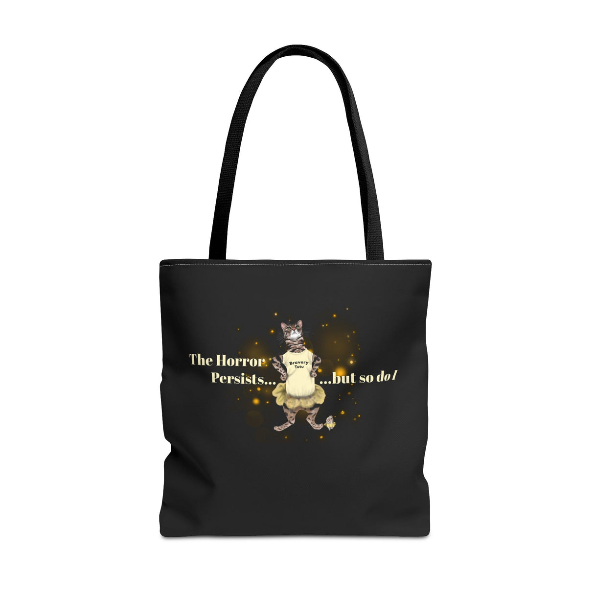 Tote Bag - Bravery Tutu Design with Flounder the Purrmaid and Mouse Toy