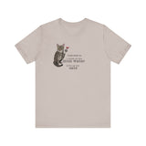 Funny Cat Mom water Wine T-shirt