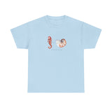 Nautical Christmas Unisex Tee - 'One (Sea) Horse Open Sleigh'
