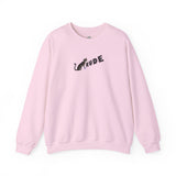 Flounder 'RUDE' Button Sweatshirt — Hand-Drawn Flounder Design