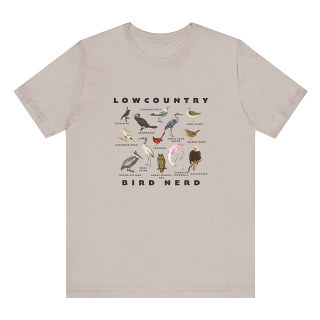 Bird Species Unisex Tee - Lowcountry Bird Nerd Shirt