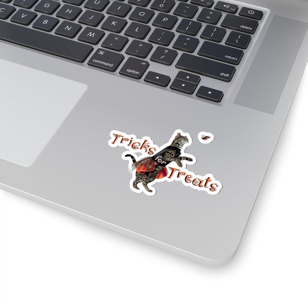 Halloween Ballet Sticker — “Tricks for Treats” Flounder in Bravery Tutu (Kiss-Cut)