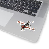 Halloween Ballet Sticker — “Tricks for Treats” Flounder in Bravery Tutu (Kiss-Cut)