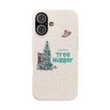 Phone Case with Christmas Tree Hugger Design