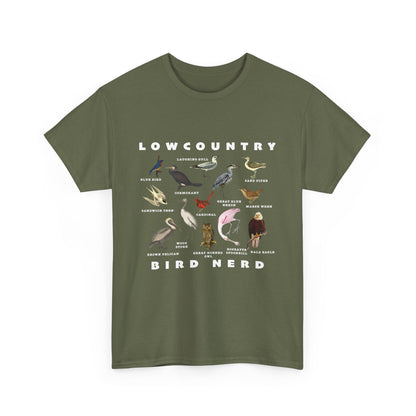 Bird Species Unisex Tee - Lowcountry Bird Nerd Shirt