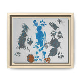 Framed Matte Canvas — "Flounder's Waterfall" Painting