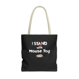 Mouse Toy Tote Bag - Hand Drawn Design by Nina