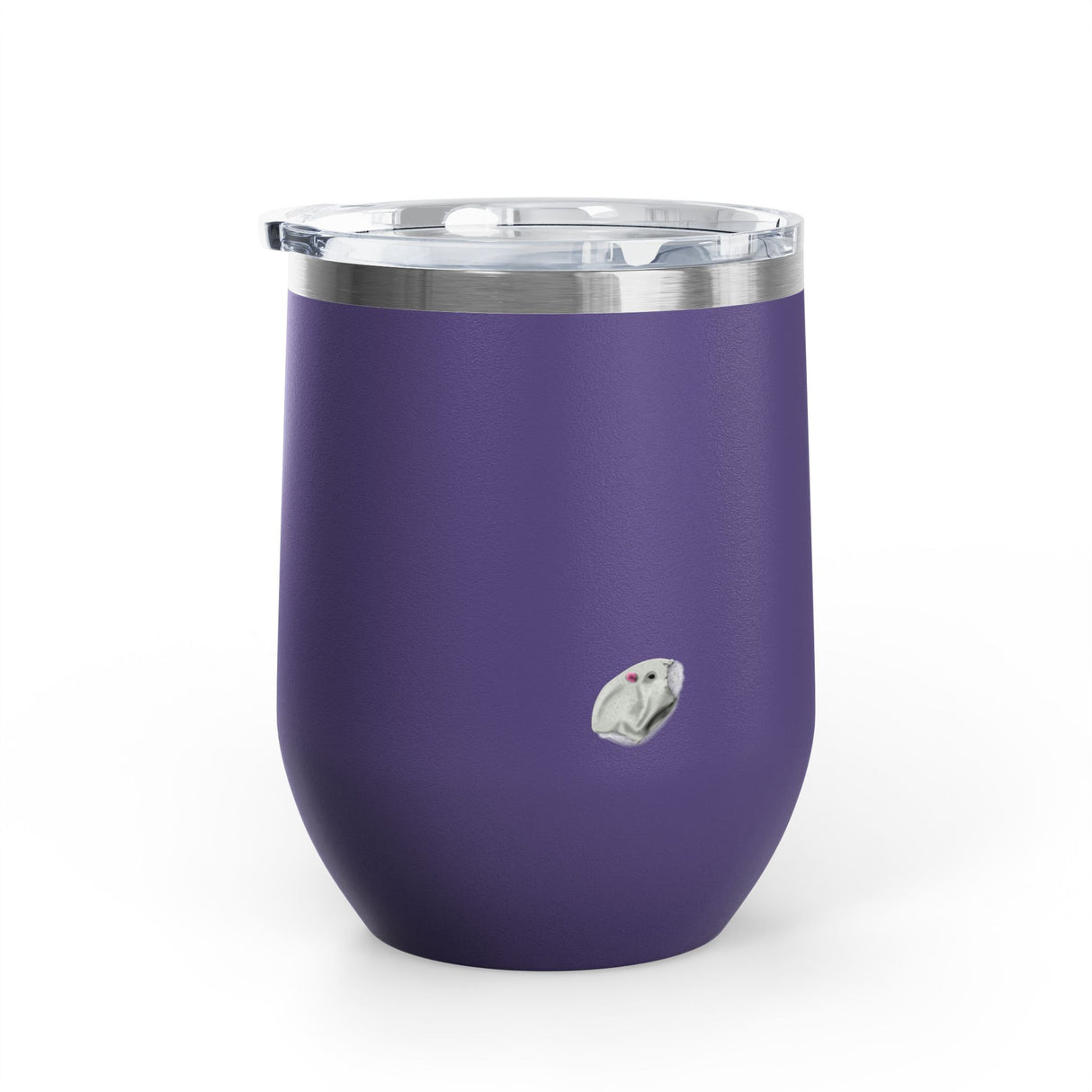 Wine Tumbler — "Competitive Rester" Flounder Design (12 oz)
