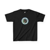 Kids Tee — "Salty Paws Club" Purrmaid Flounder & Life‑Vest Mouse Toy