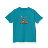 Stay Weird Flocahontas Kids T-Shirt — Hand-Drawn Character Tee