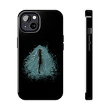 Fish at Heart Flounder Purrmaid Phone Case — Hand-Drawn Nautical Cat Design