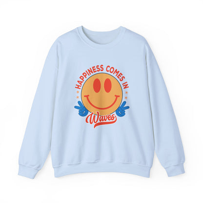 Happiness Comes in Waves Sweatshirt