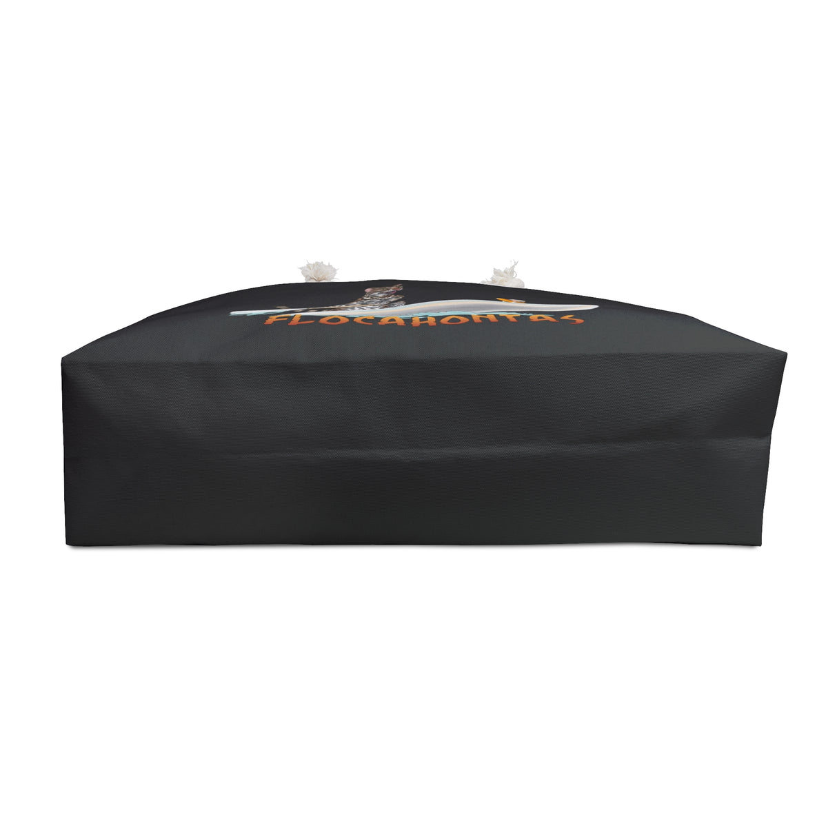 Black Weekender Bag Flocahontas featuring Flounder the purrmaid and Mouse Toy