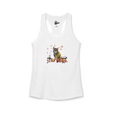 Stay Weird Flocahontas & Mouse Toy Racerback Tank