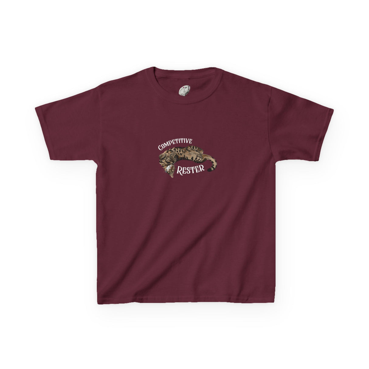Kids 'Competitive Rester' T-Shirt — Flounder Funny Resting Pose Tee