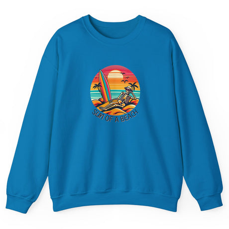 Funny Skeleton Sun of a Beach Sweatshirt