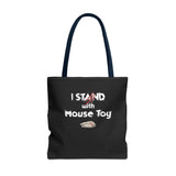 Mouse Toy Tote Bag - Hand Drawn Design by Nina