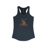 Stay Weird Flocahontas & Mouse Toy Racerback Tank
