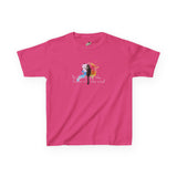 Kids Tee — “Paint With All The Colors Of The Wind” Flounder the Purrcasso Kids T-Shirt