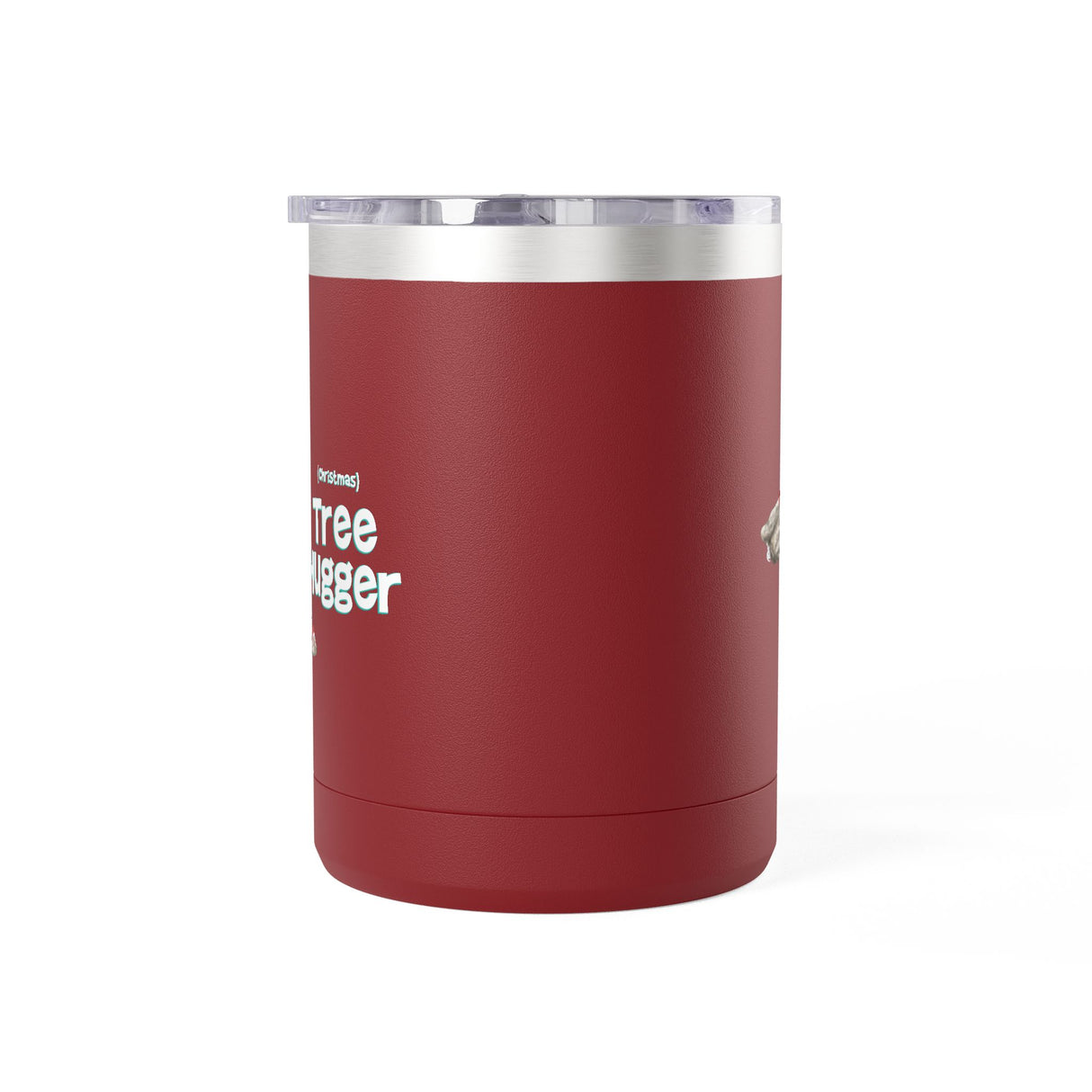Coffee Mug Tumbler - Christmas Tree Hugger Design
