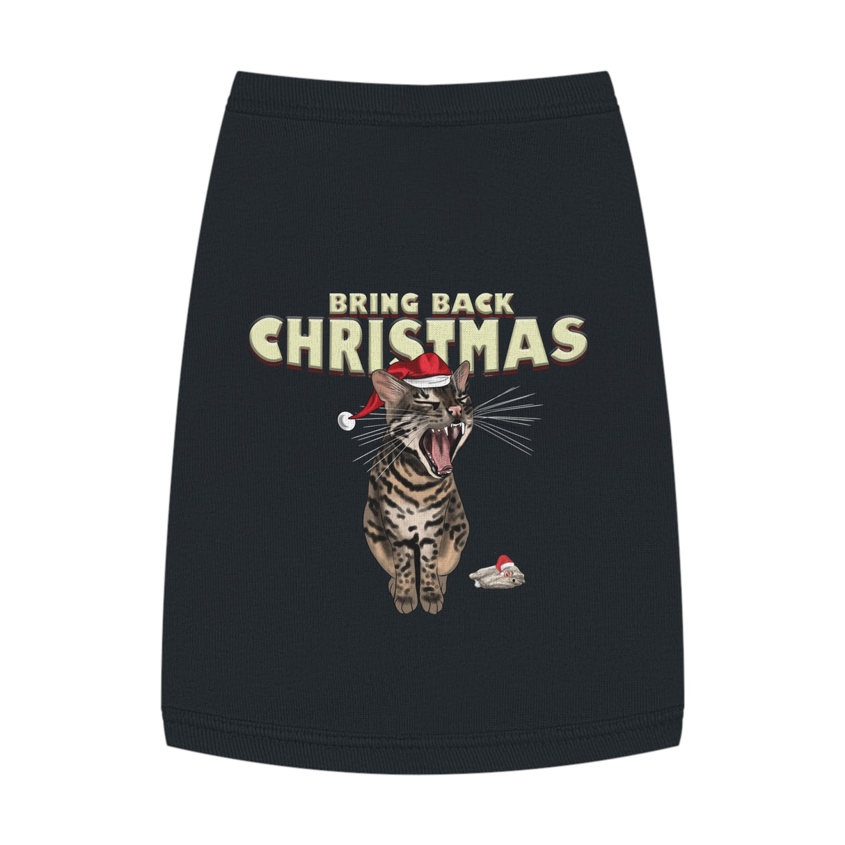 Flounder Cat - Bring Back Christmas Pet Tank Top