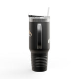 Insulated Travel Mug — "Competitive Rester" Flounder Design (40oz)