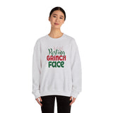 Holiday Resting Grinch Face Sweatshirt