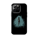 Fish at Heart Flounder Purrmaid Phone Case — Hand-Drawn Nautical Cat Design