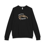 Competitive Rester Raglan Crewneck — Flounder 'Trying to Rest' Graphic