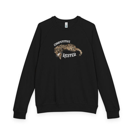 Competitive Rester Flounder raglan crewneck - Black