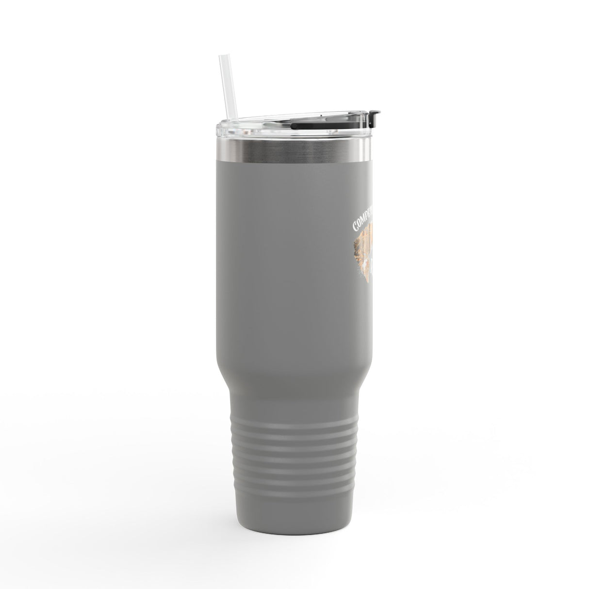 Insulated Travel Mug — "Competitive Rester" Flounder Design (40oz)